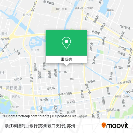 浙江泰隆商业银行(苏州蠡口支行)地图