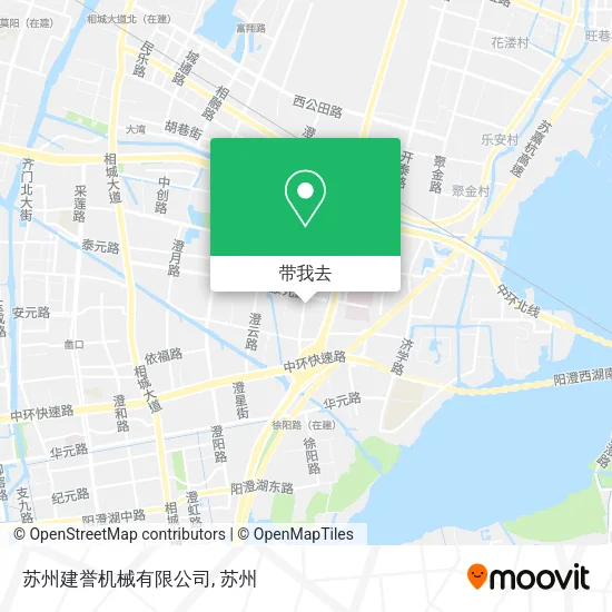 苏州建誉机械有限公司地图