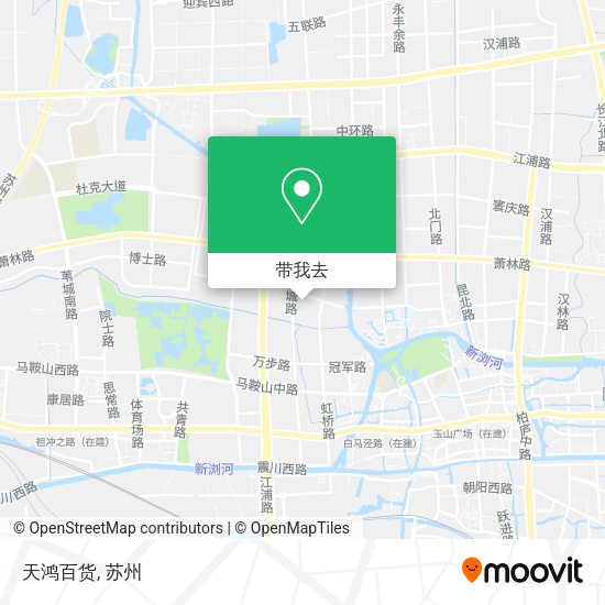 天鸿百货地图