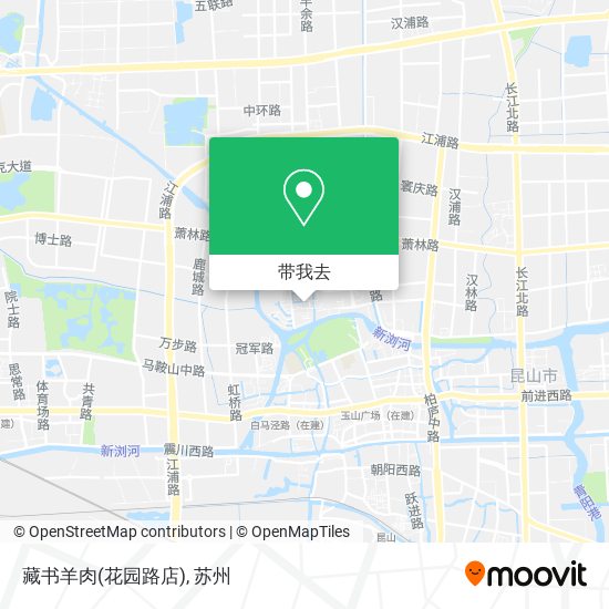藏书羊肉(花园路店)地图