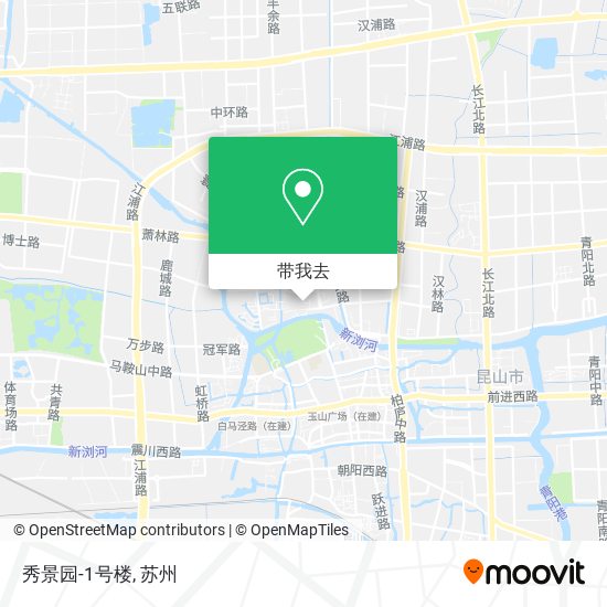 秀景园-1号楼地图
