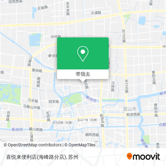 喜悦来便利店(海峰路分店)地图