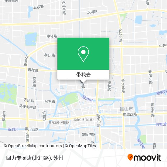 回力专卖店(北门路)地图