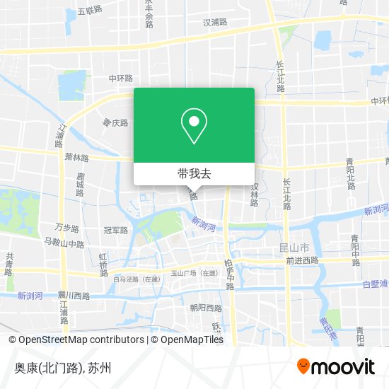 奥康(北门路)地图