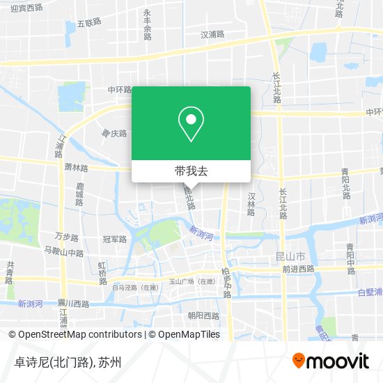 卓诗尼(北门路)地图