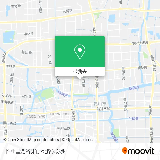 怡生堂足浴(柏庐北路)地图