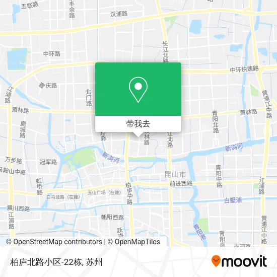 柏庐北路小区-22栋地图