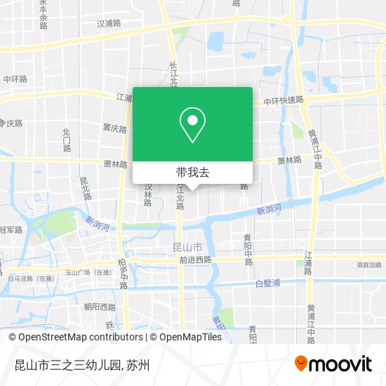 昆山市三之三幼儿园地图