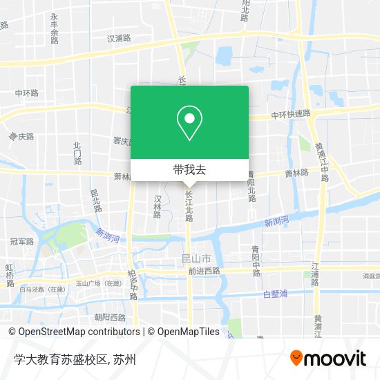 学大教育苏盛校区地图
