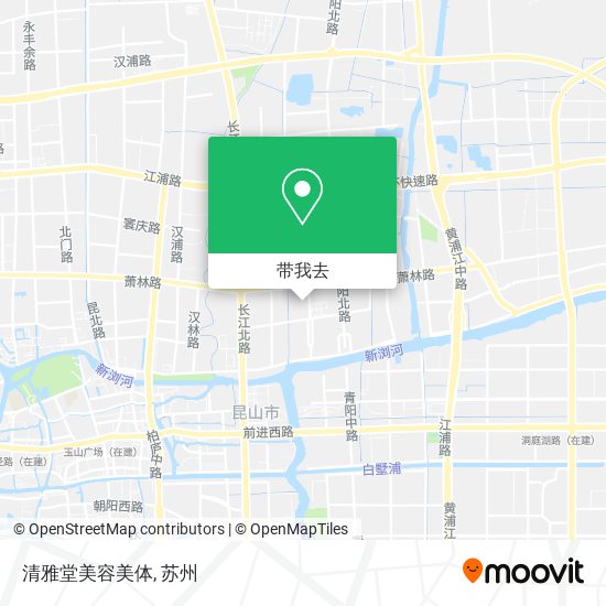 清雅堂美容美体地图