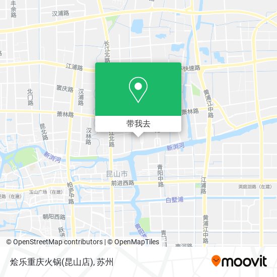 烩乐重庆火锅(昆山店)地图