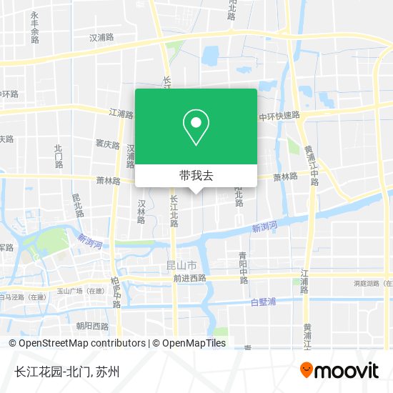 长江花园-北门地图