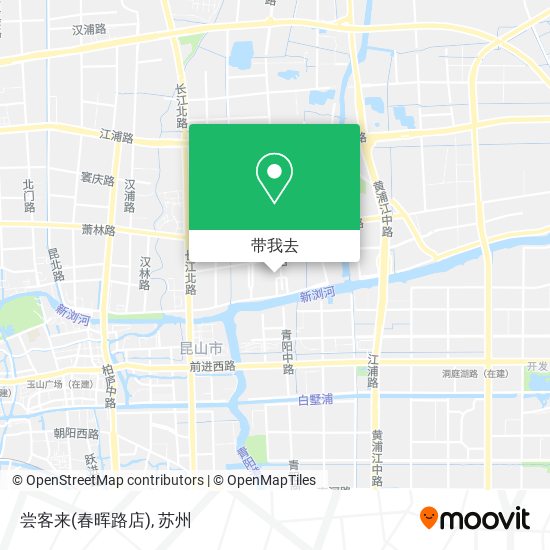 尝客来(春晖路店)地图