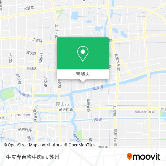 牛皮弃台湾牛肉面地图