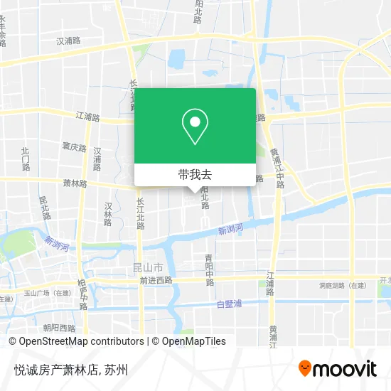 悦诚房产萧林店地图