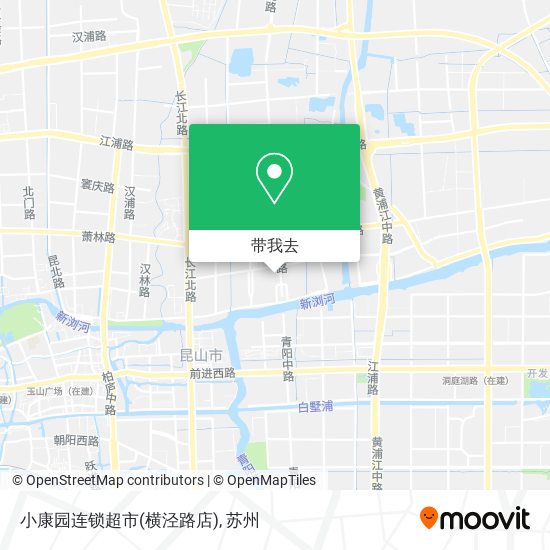 小康园连锁超市(横泾路店)地图