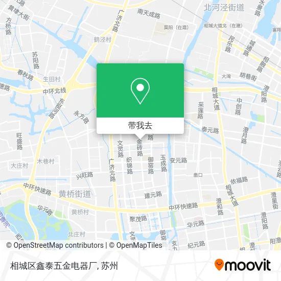 相城区鑫泰五金电器厂地图