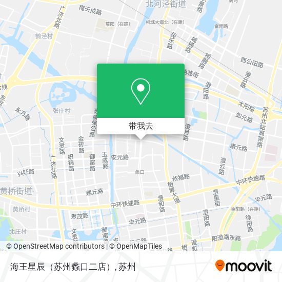 海王星辰（苏州蠡口二店）地图