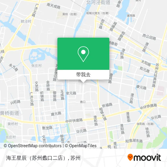 海王星辰（苏州蠡口二店）地图