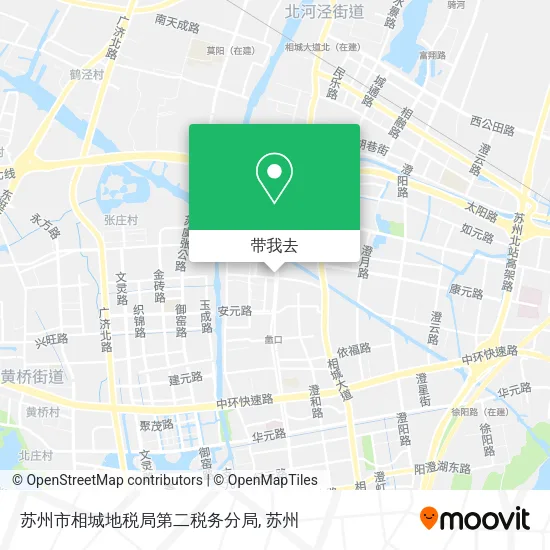 苏州市相城地税局第二税务分局地图