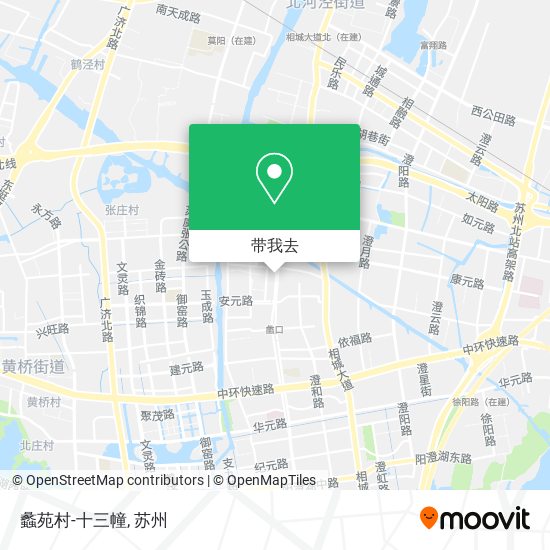 蠡苑村-十三幢地图