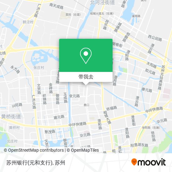 苏州银行(元和支行)地图
