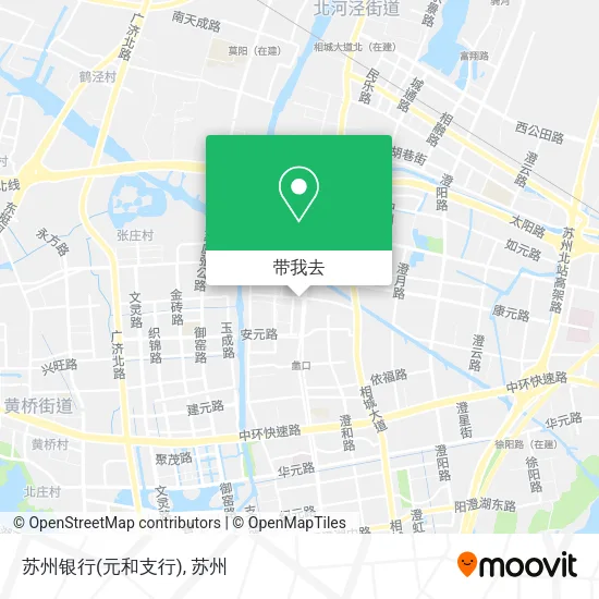 苏州银行(元和支行)地图