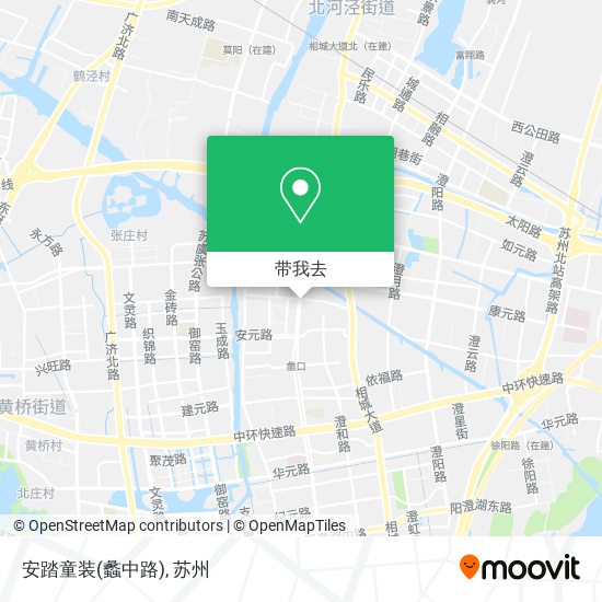 安踏童装(蠡中路)地图