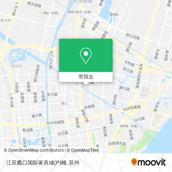 江苏蠡口国际家具城(P)幢地图