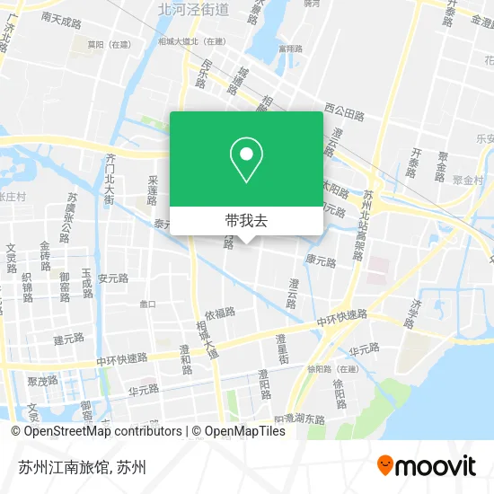 苏州江南旅馆地图