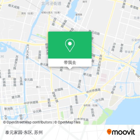 泰元家园-东区地图