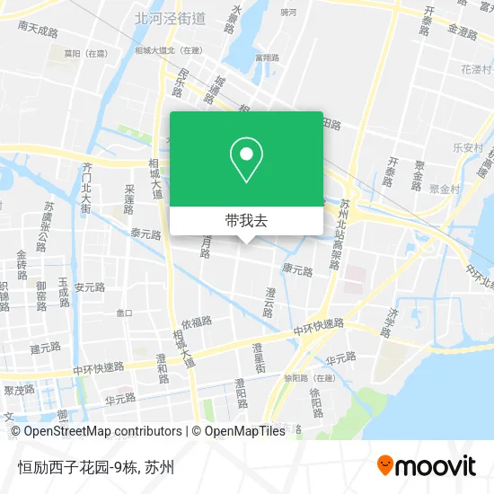 恒励西子花园-9栋地图