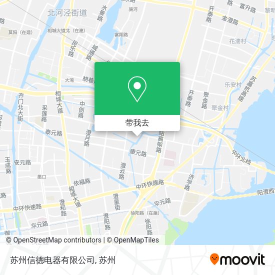苏州信德电器有限公司地图