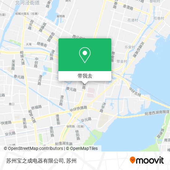 苏州宝之成电器有限公司地图