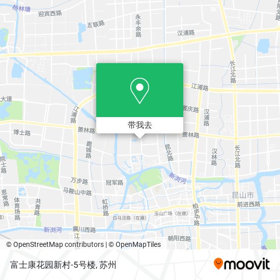 富士康花园新村-5号楼地图