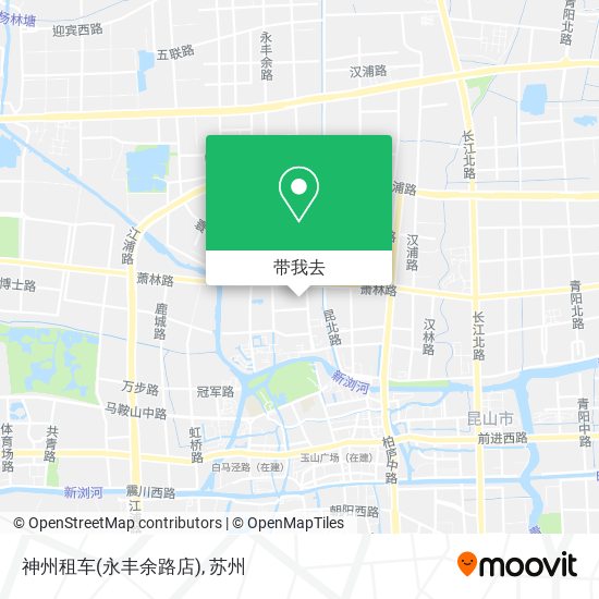 神州租车(永丰余路店)地图