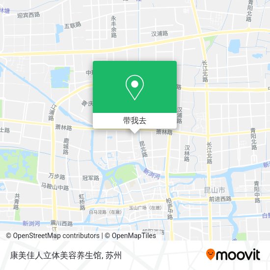康美佳人立体美容养生馆地图