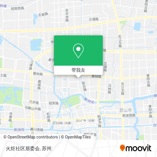 火炬社区居委会地图