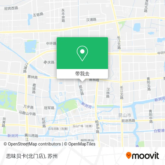 思味贝卡(北门店)地图