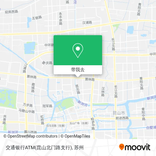 交通银行ATM(昆山北门路支行)地图