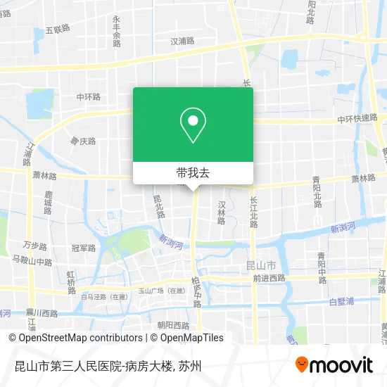 昆山市第三人民医院-病房大楼地图