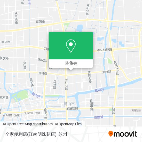 全家便利店(江南明珠苑店)地图