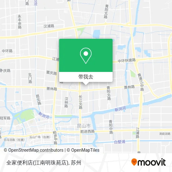 全家便利店(江南明珠苑店)地图
