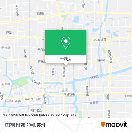 江南明珠苑-23幢地图