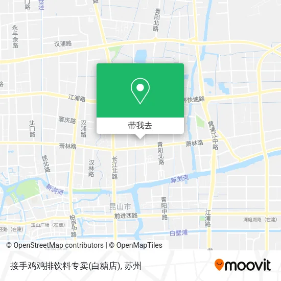 接手鸡鸡排饮料专卖(白糖店)地图