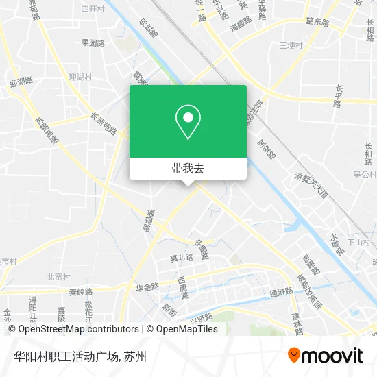 华阳村职工活动广场地图
