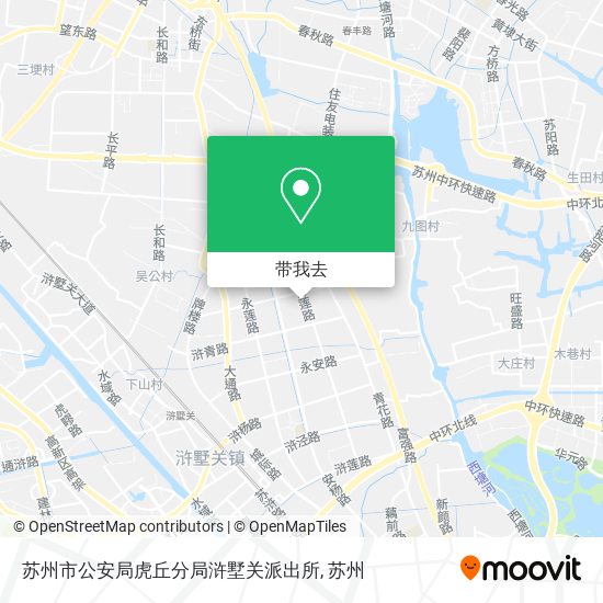苏州市公安局虎丘分局浒墅关派出所地图