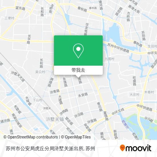 苏州市公安局虎丘分局浒墅关派出所地图