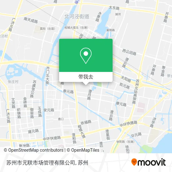 苏州市元联市场管理有限公司地图