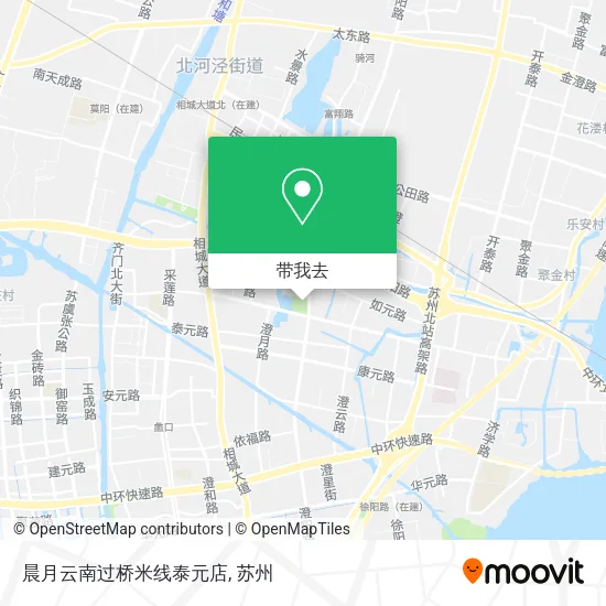 晨月云南过桥米线泰元店地图
